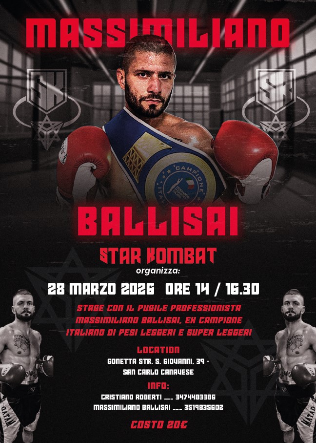 Stage di Pugilato con Massimiliano Ballisai