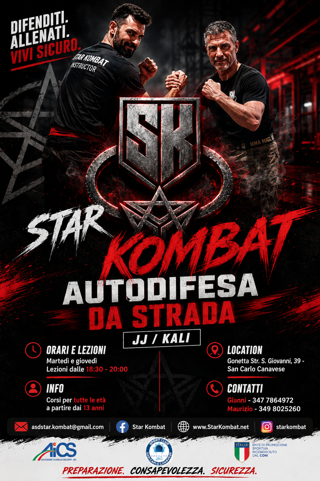 🔴 Corso di Autodifesa da Strada – Star Kombat