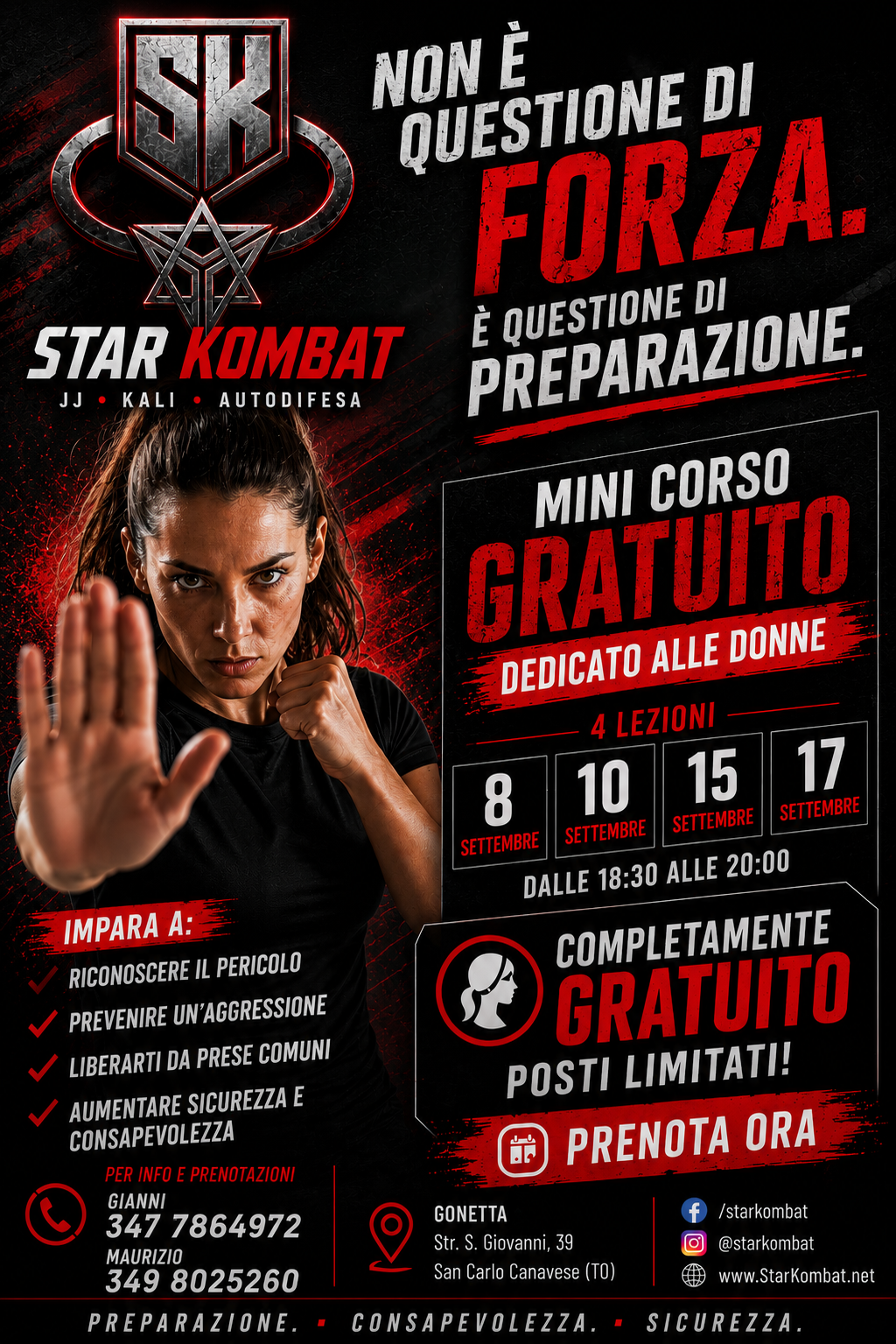 Mini Corso Gratuito dedicato alle Donne
