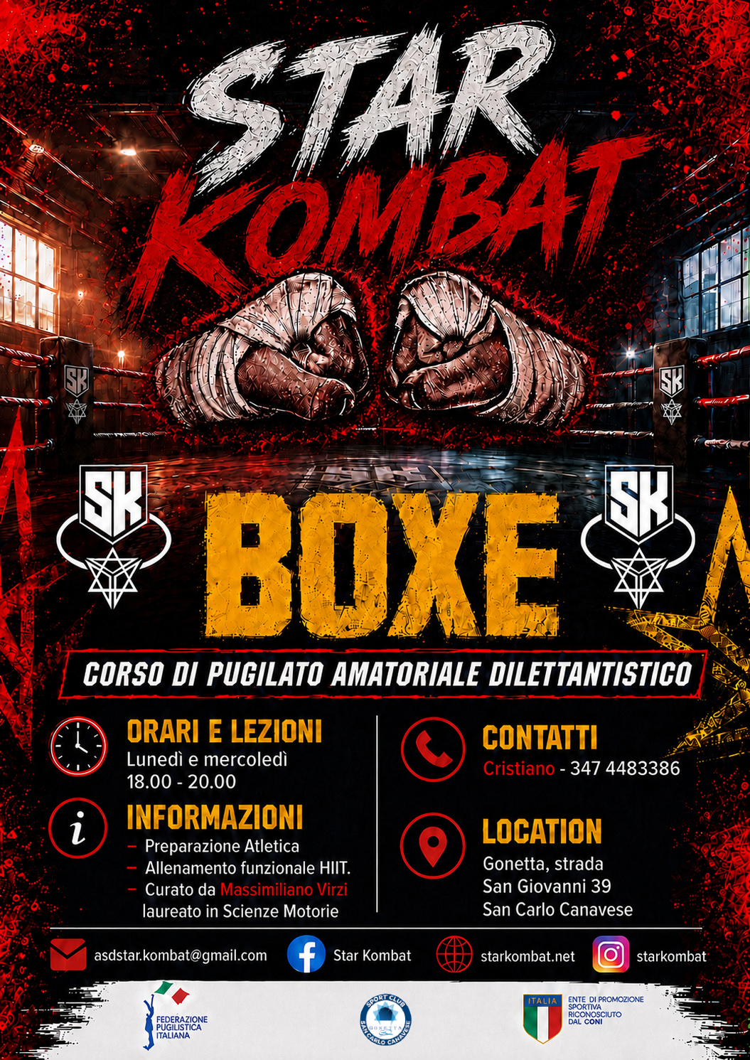 🥊 Corso di Pugilato Amatoriale Dilettantistico